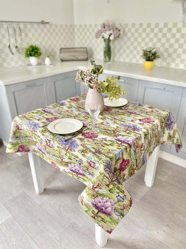 Tapestry tablecloth limaso 137 x 240 cm. tablecloth on the kitchen table