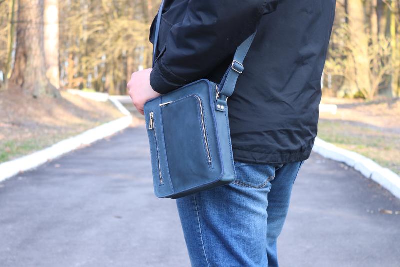 Charcoal Gray Messenger Burn Bag