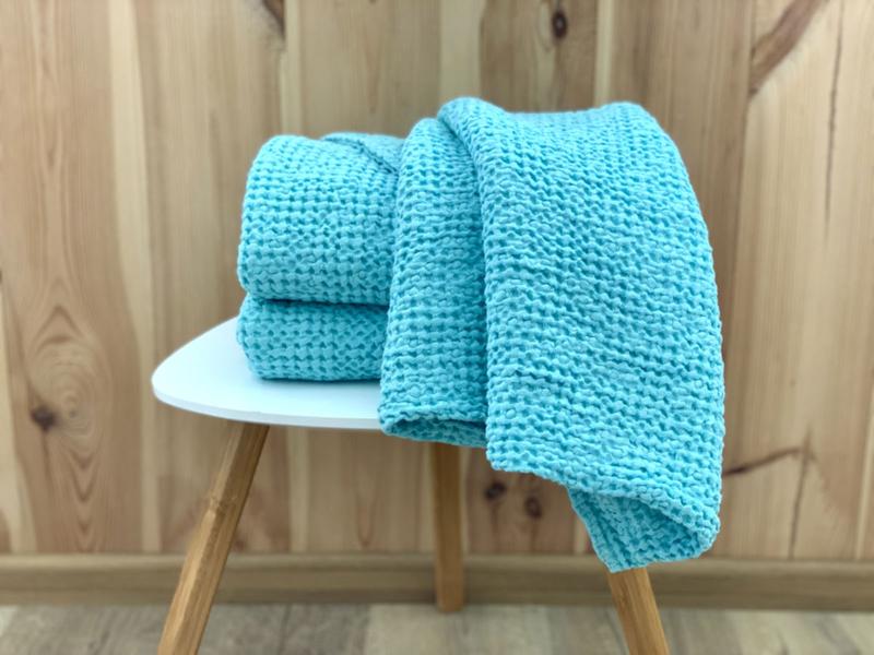 Linen towel BUBBLE GUM 75x120 (30"x48")
