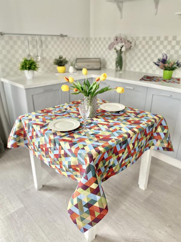 Tapestry tablecloth limaso 137 x 180 cm. tablecloth on the kitchen table