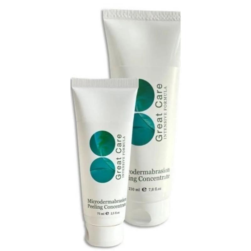 Cream piling concentrate for the face of microdermabrase for tone leveling and reducing wrinkles, 75 ml