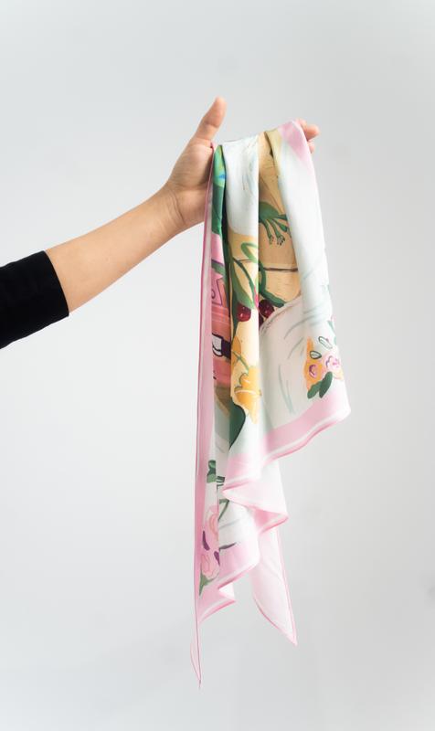 Silk shawl 'Navka' PERSONÁ x Alina Pash – UKRAINIAN SHOWROOM