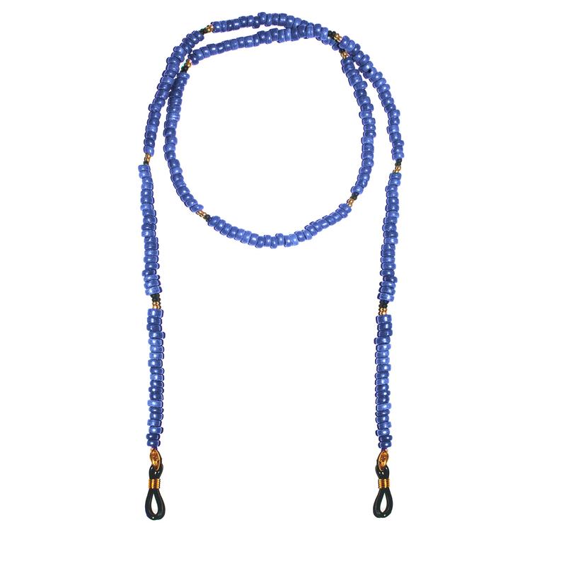 Blue eyeglass chain "Corali"