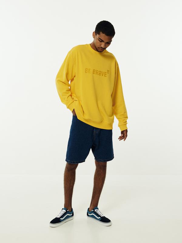 BRAVERY IS IN OUR DNA Yellow Sweatshirt
