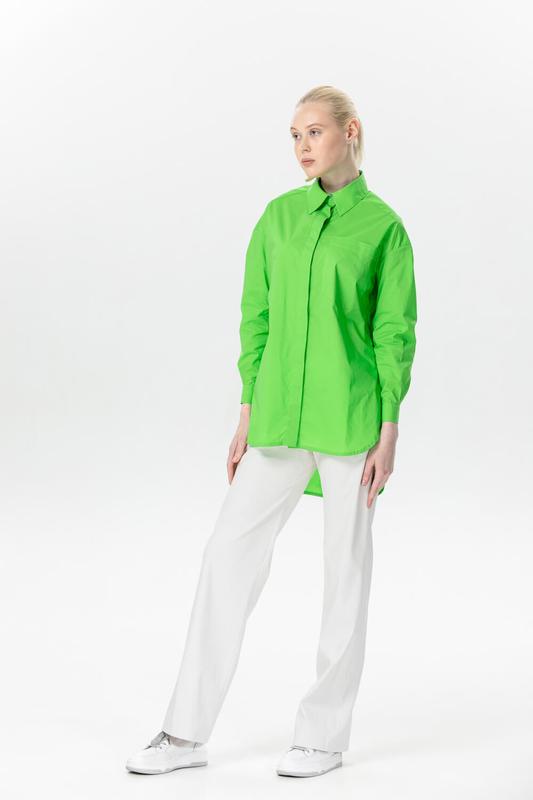 Long neon-green shirt 020253 aLOT