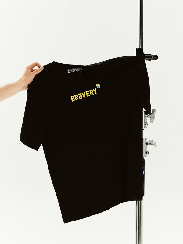 BRAVERY ORIGINAL Black T-shirt Oversize