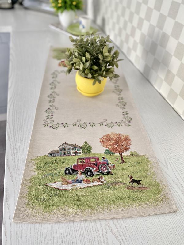 Tapestry Table Runner 37x100 Cm 9606 From Limaso With Donate To U24