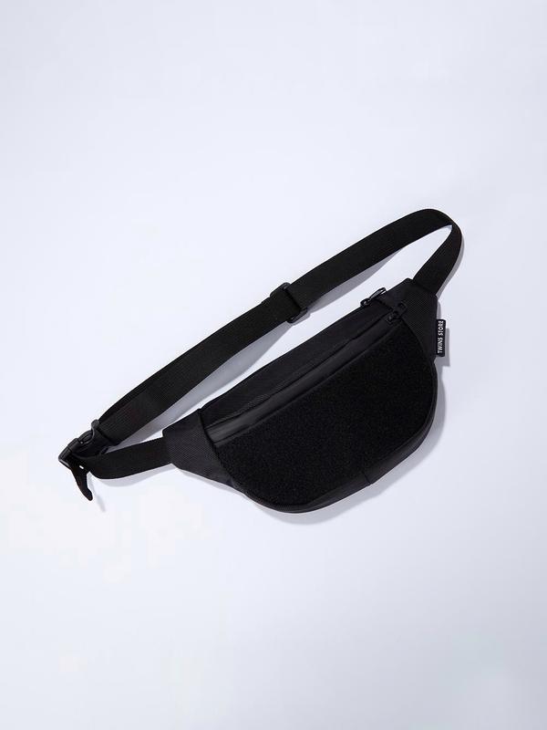 Black bum bag Medium Velcro
