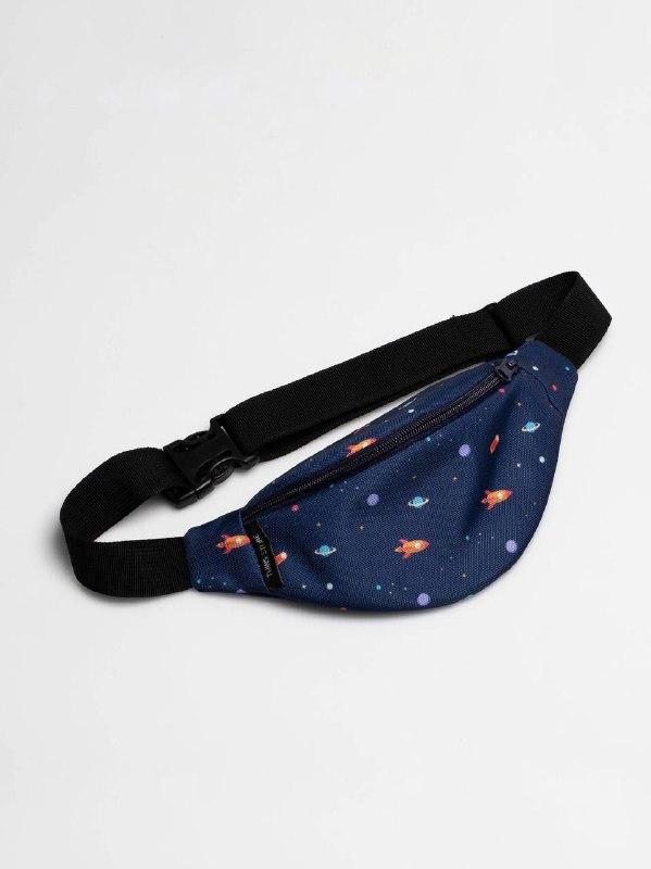 Children's blue bum bag with space