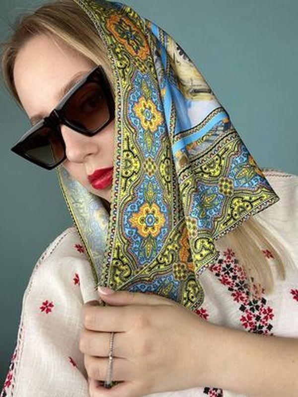 Shovkov's braid with the author's design "MY Crimea". Collection "Ukraine" from My Scarf