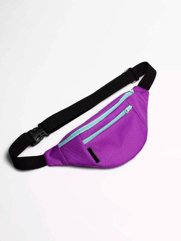 Purple bum bag with turquoise lightning - 10157 from twinsstore with ...