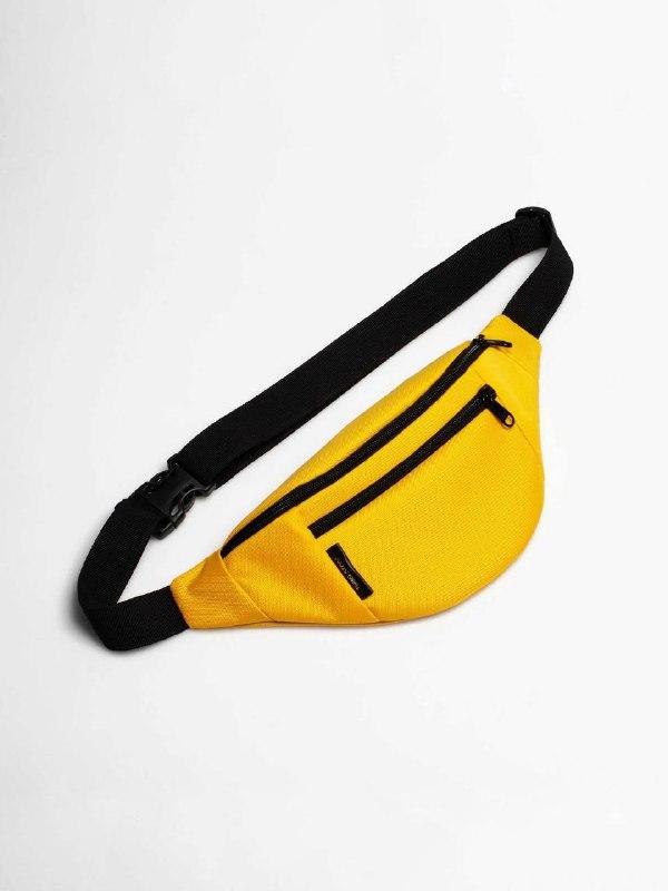Yellow bum bag