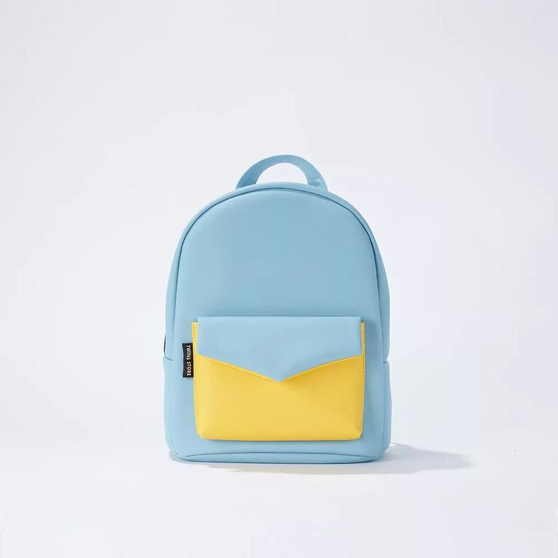 Blue and yellow backpack "Konvert"