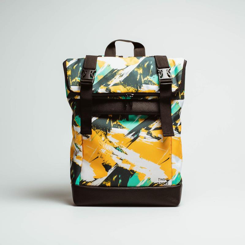 Backpack Rolltop medium Colorful