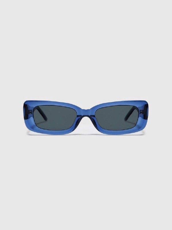 Electric blue sunglasses