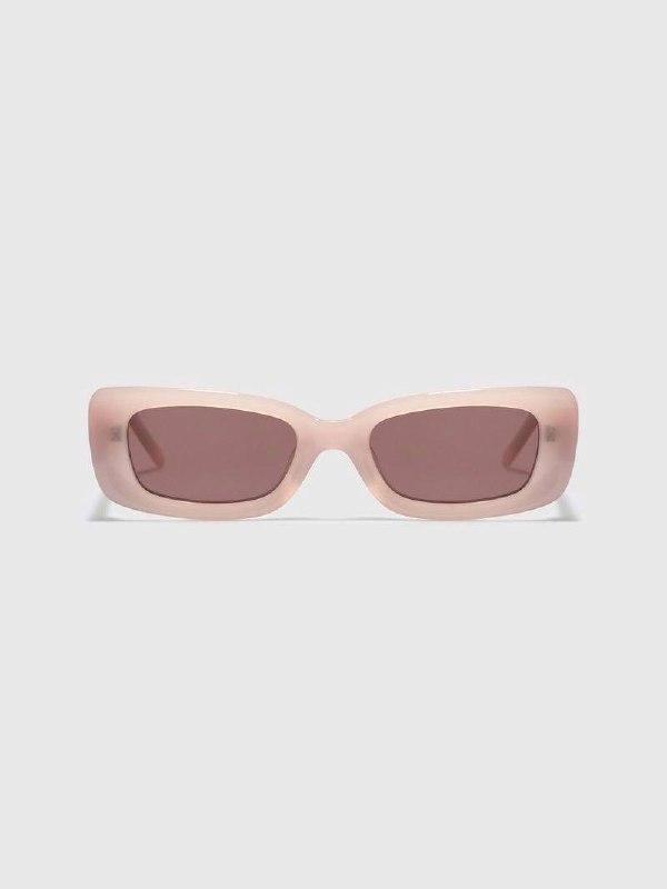 Pale pink sunglasses
