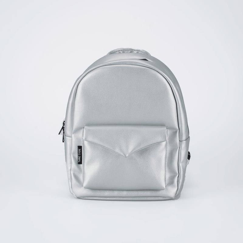 Silver backpack "Konvert"