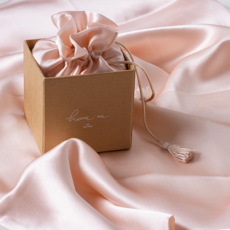 Elegant silk - pillowcases for healthy sleep "Pink"