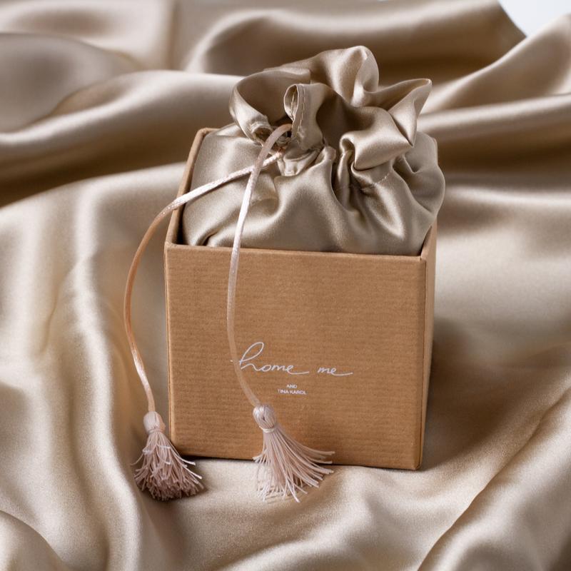 Elegant silk - pillowcases for healthy sleep "Gold"