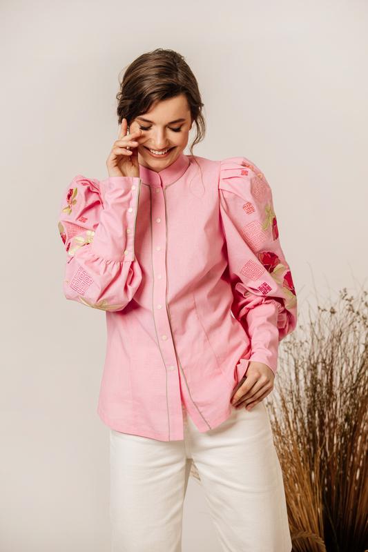 Women's blouse "Rosetta" pink