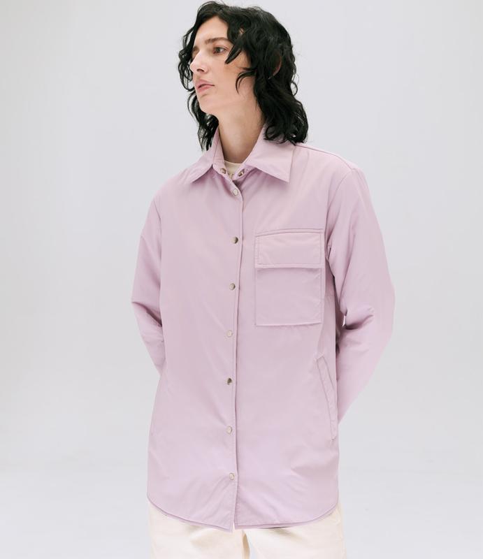 Shirt-jacket “Lesya” lilac