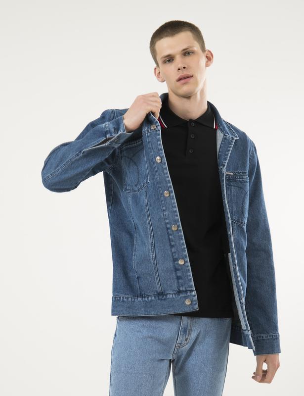 Men's summer denim jacket DASTI Denim blue jeans
