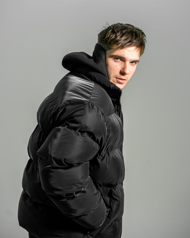 Winter men's jacket OGONPUSHKA Homie 2.0 Silk black