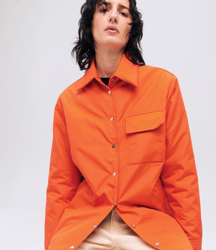 Shirt-jacket “Lesya” orange