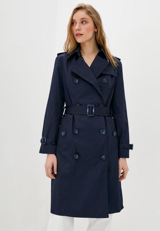 Women's trench coat dasti iconic blue - 12015 from DASTI with donate to u24