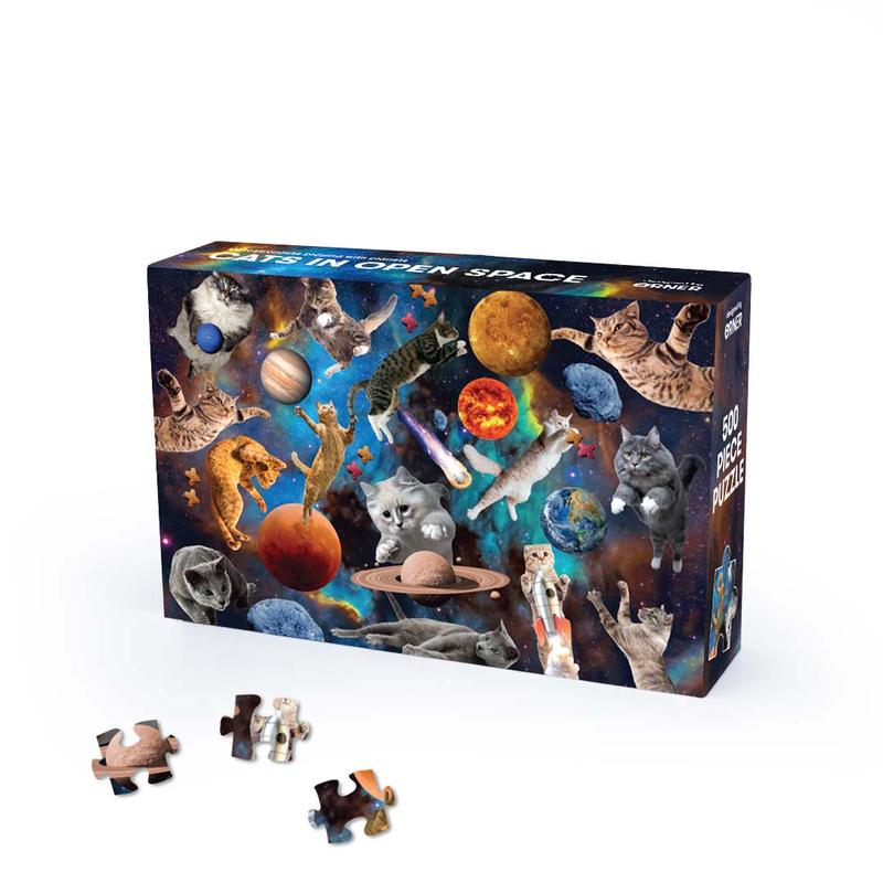 Jigsaw puzzle Cats in open space 500 elements (orner-1357)