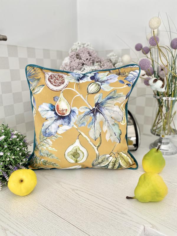 Decorative plush pillowcase 43x43 cm., double-sided