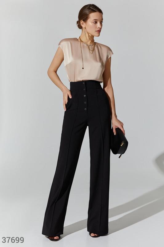 WIDE-LEG HIGH-WAISTED PALAZZO TROUSERS GEPUR