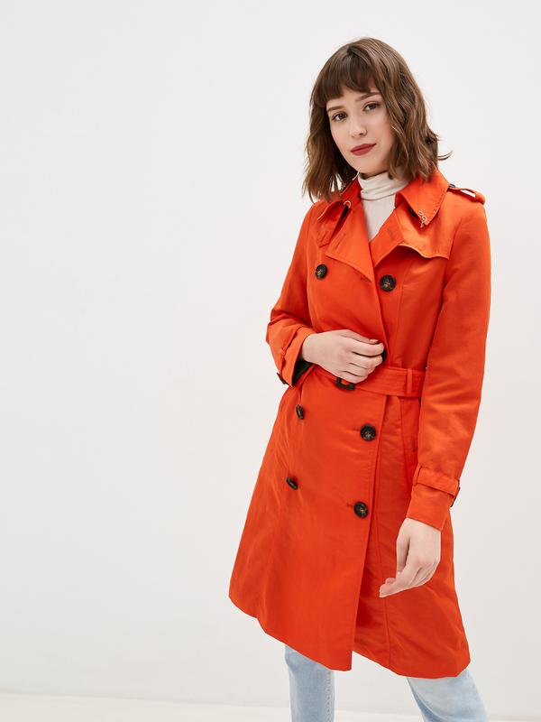 Women's trench coat dasti iconic relaxed orange - 12935 from DASTI with ...