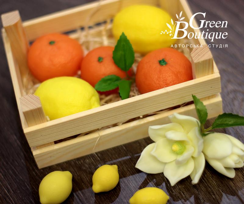 Souvenir soap Mandarin Lemon box