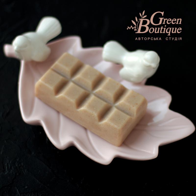 Natural kraft soap White chocolate with almonds