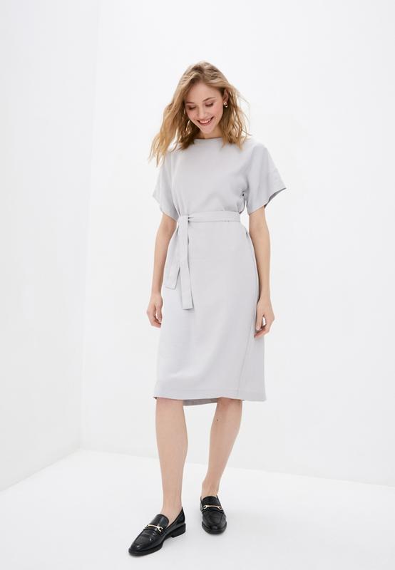 Women's midi dress DASTI Iconic gray