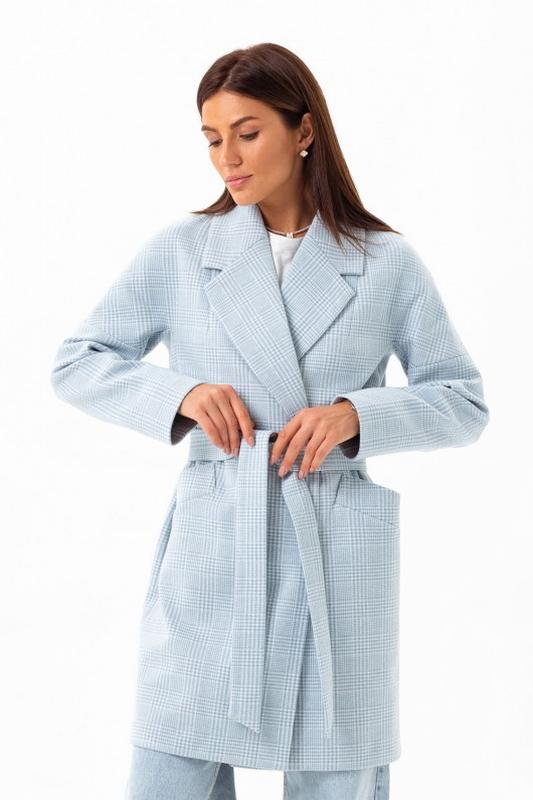 Oversized coat Astrid blue