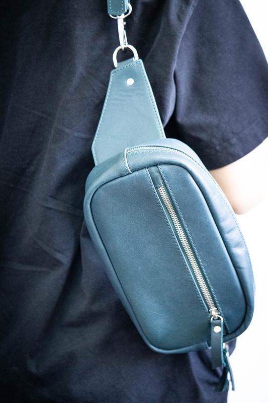 Leather bum bag, Waist bag for women