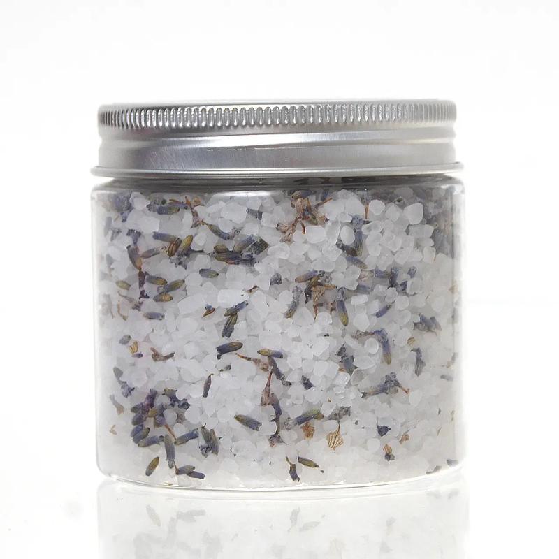 "lavender" salt crystals for baths aromatherapeutic, aromaginia bogika