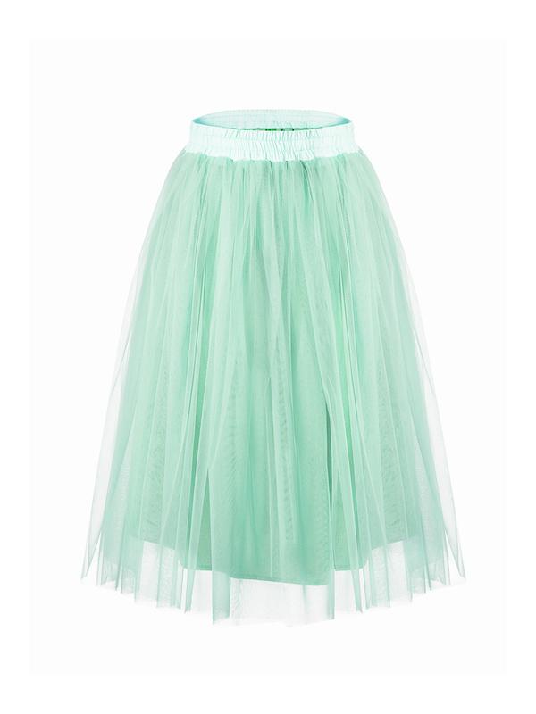 Mint green tulle skirt AIRSKIRT midi