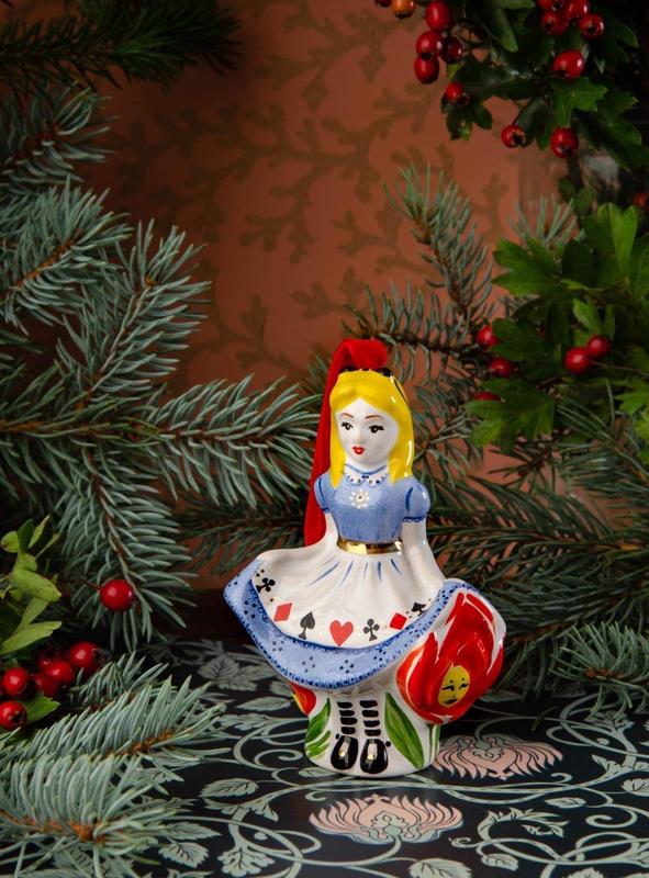 Ceramic Christmas tree decoration Alice