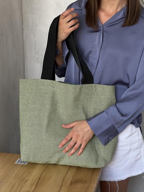 Shopper Linen bag green