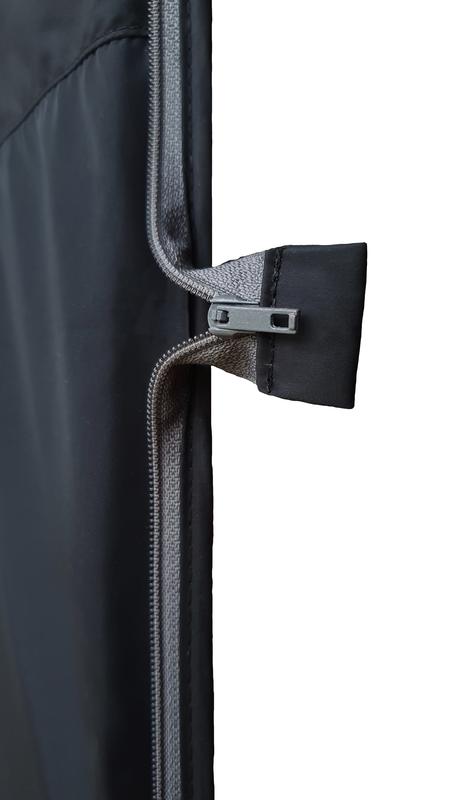 Leather hanging garment bag for travel lavander+dark red - 27958 from  Parasolka with donate to u24