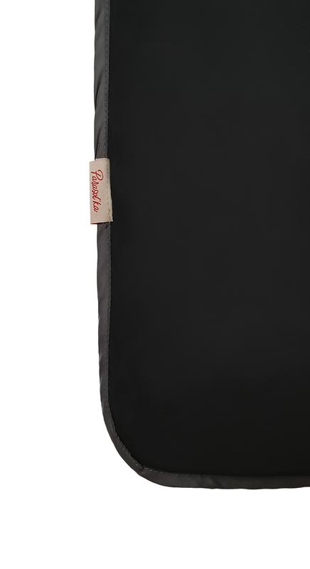 Leather hanging garment bag for travel lavander+dark red - 27958 from  Parasolka with donate to u24