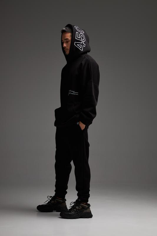 Fleece set hoodie & joggers for men, color cloud - 16568 from BLVCK LIMIT  with donate to u24