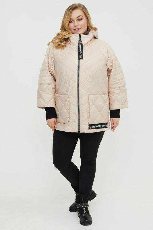 Large size women's demi-season jacket size  48-66