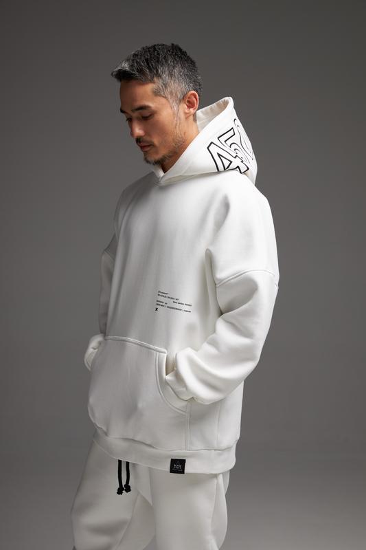 Fleece set hoodie & joggers for men, color cloud - 16568 from BLVCK LIMIT  with donate to u24