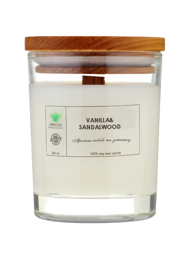 Soy candle Vanilla&Sandalwood 250 ml