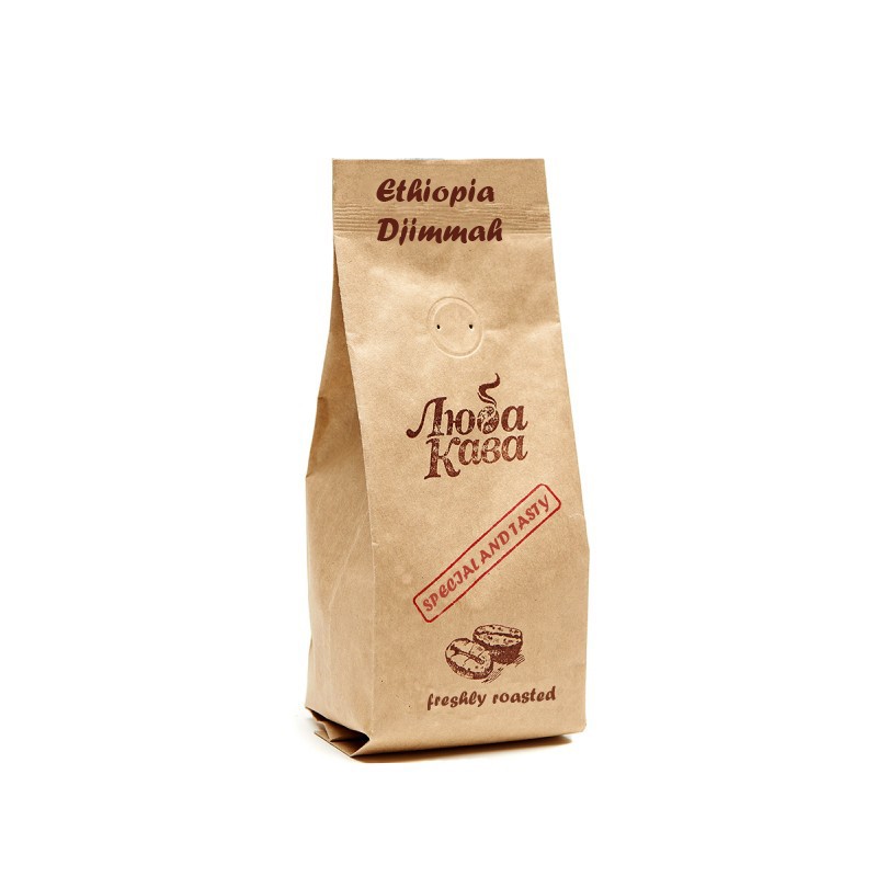 Coffee beans LubaKava. Ethiopia Djimmah, Gr. 5, Magdalinos. 1 kg