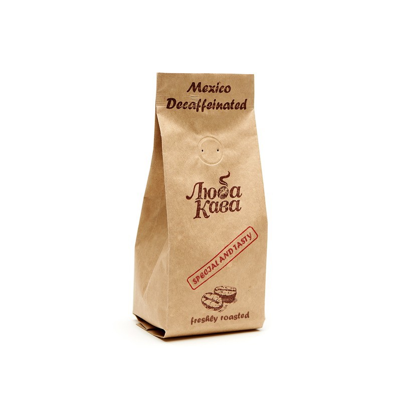 Coffee beans lubakava. Mexico Decaffeinated. 1 kg